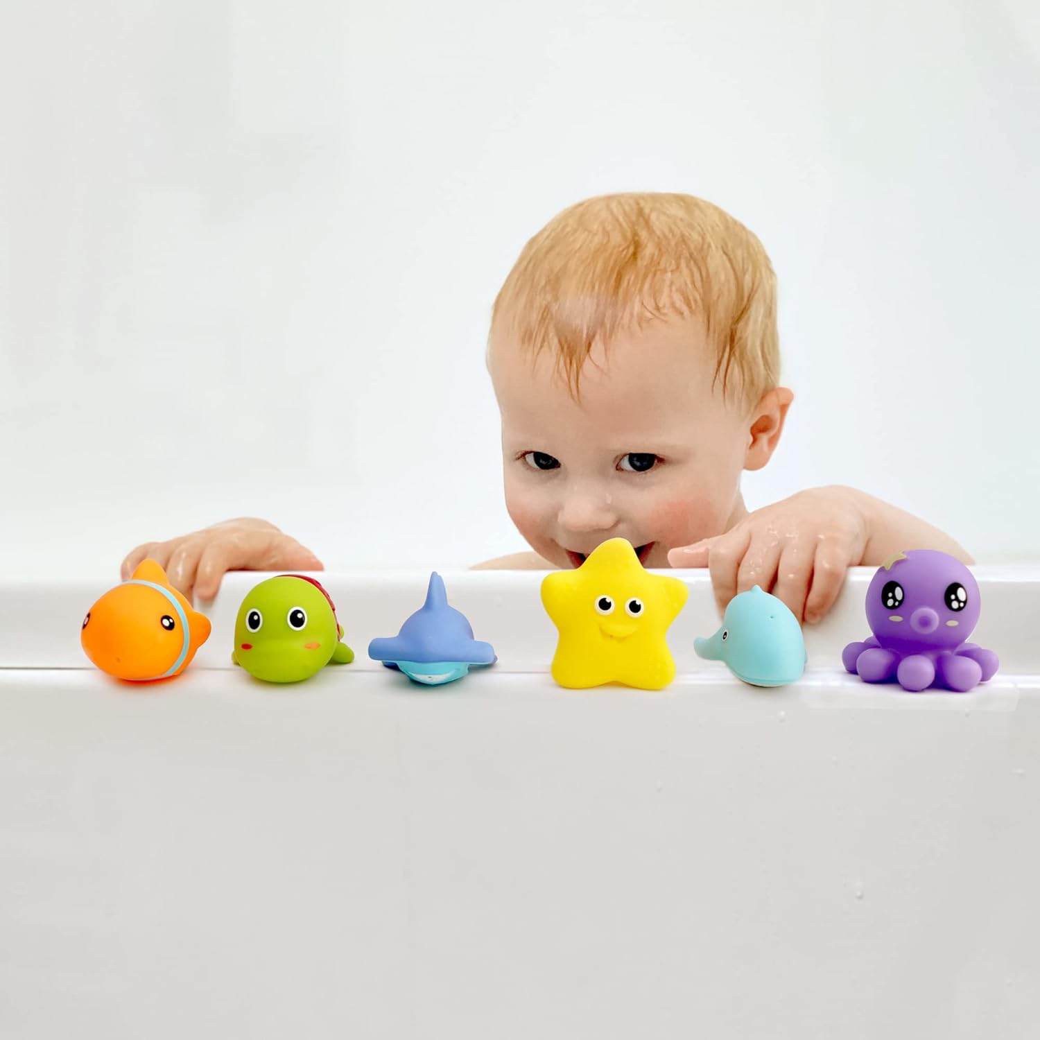 No-Hole Bathtub Toys for Babies
